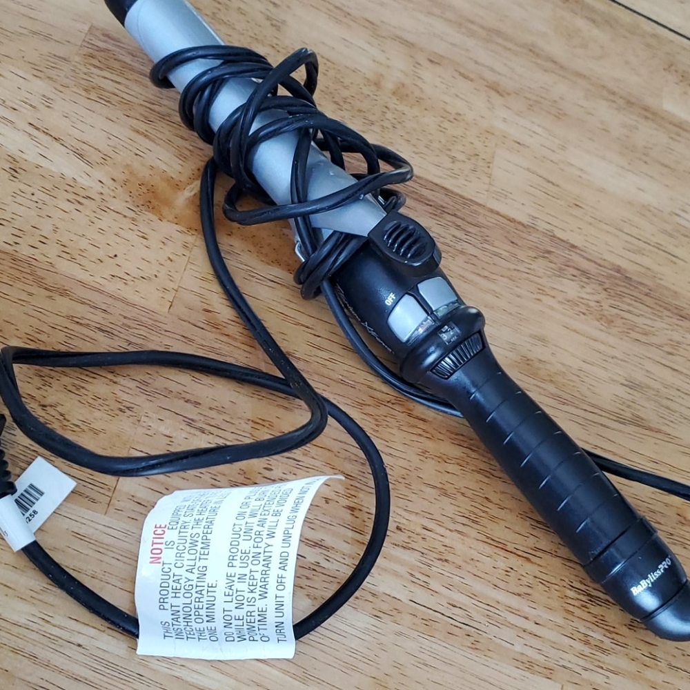 Babybliss pro curling iron